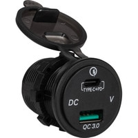 Main product image for USB-C PD and USB-A QC3.0 Dual Lighter Socket Replacem265-263